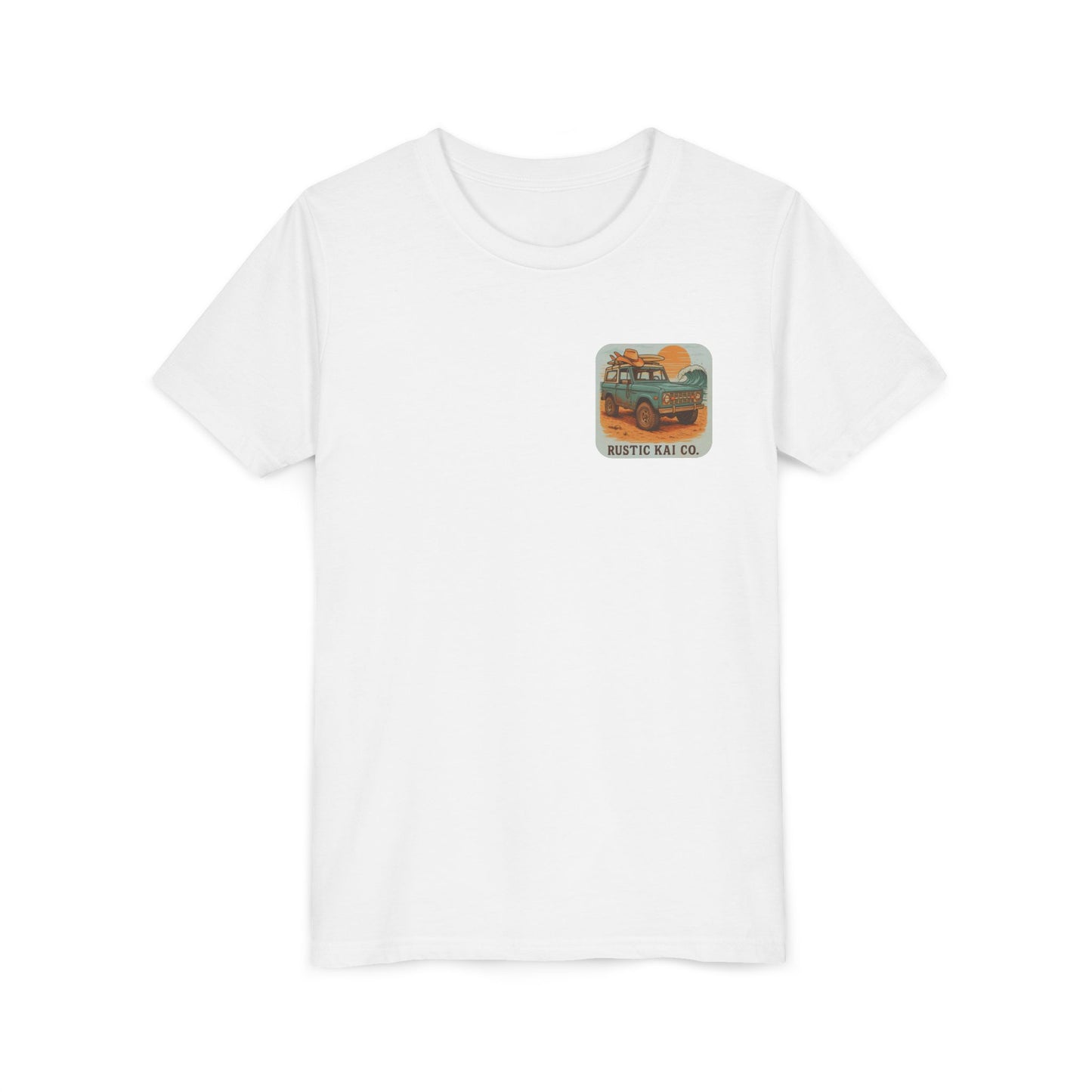 Bronco Babe Youth Tee, Vintage Car Design, Salty Days Cute Shirt, Summer Apparel, Gift for Adventure-Loving Kids