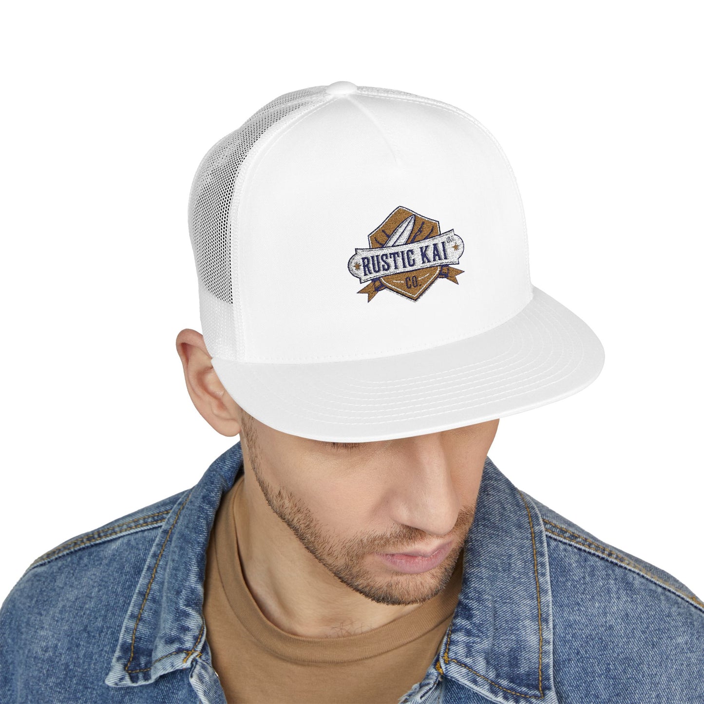 5 Panel Trucker Cap (Embroidery)