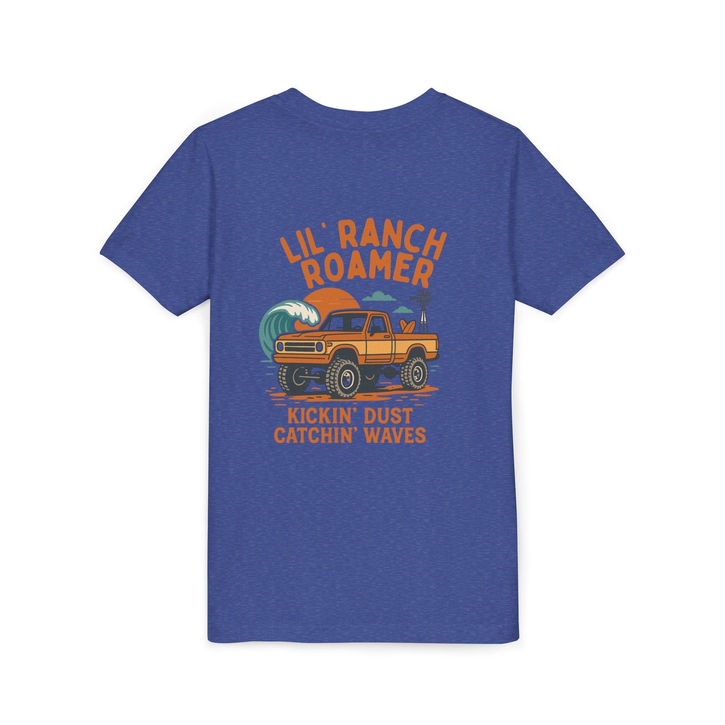 Lil Ranch Roamer Youth Tee Fun Retro Kids T-Shirt, Beachwear, Summer Gift, Outdoor Adventure Clothing, Casual Everyday Wear