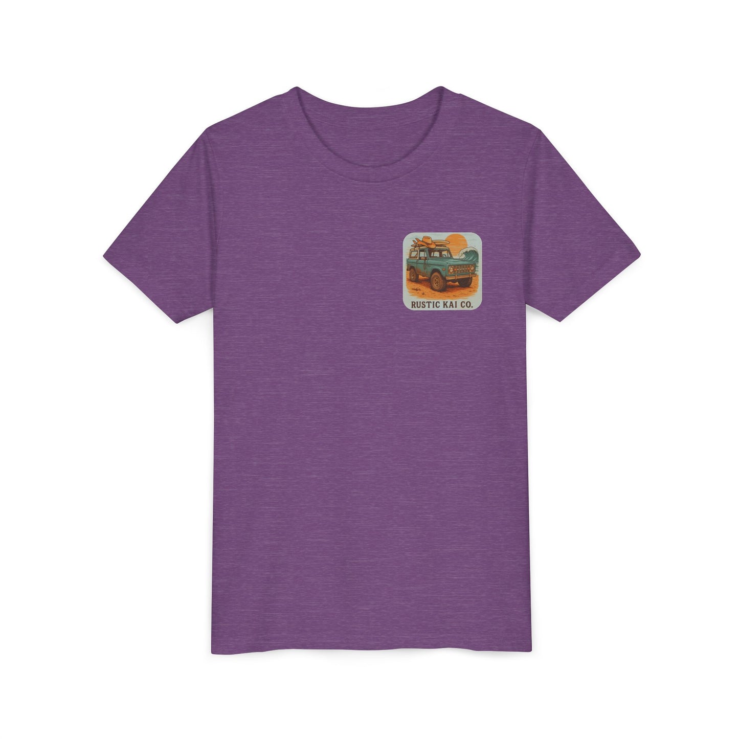 Bronco Babe Youth Tee, Vintage Car Design, Salty Days Cute Shirt, Summer Apparel, Gift for Adventure-Loving Kids