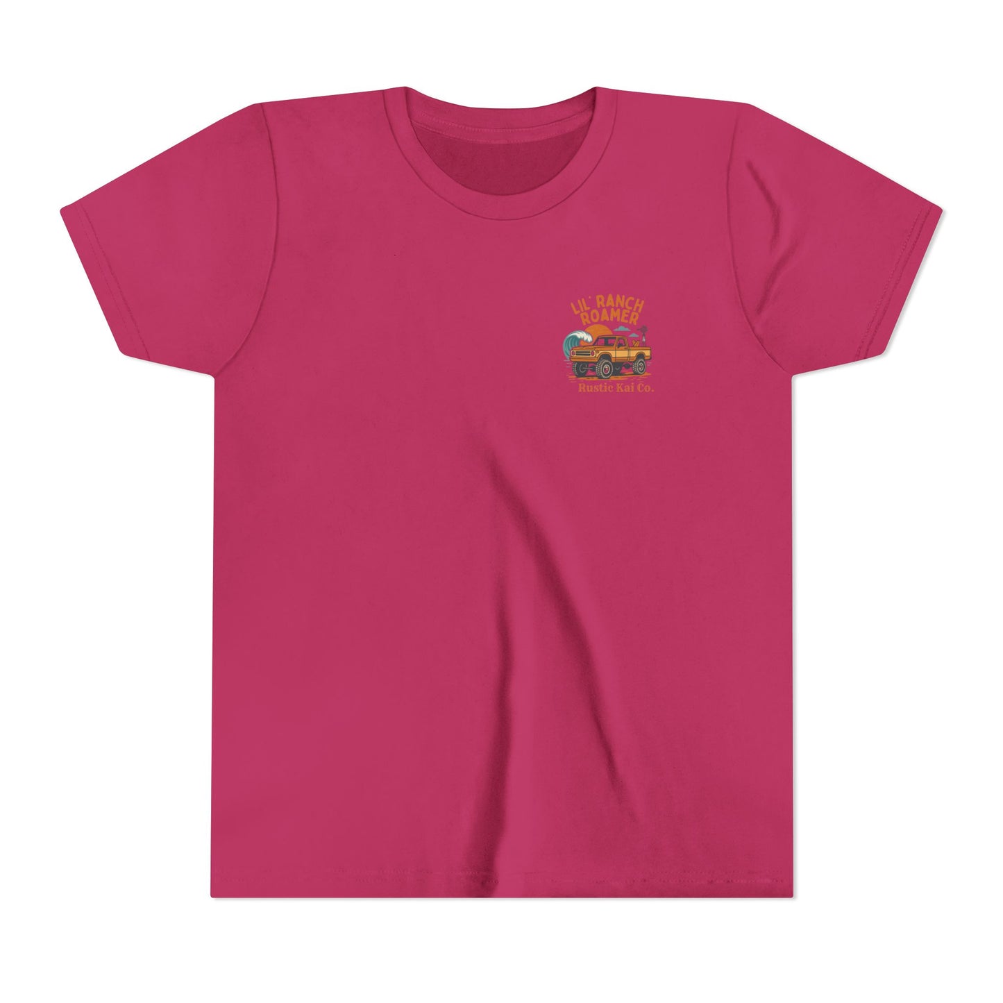 Lil Ranch Roamer Youth Tee Fun Retro Kids T-Shirt, Beachwear, Summer Gift, Outdoor Adventure Clothing, Casual Everyday Wear
