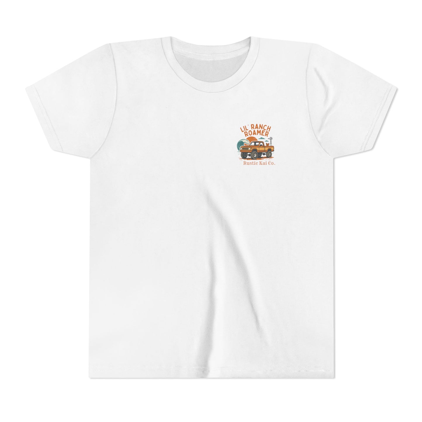 Lil Ranch Roamer Youth Tee Fun Retro Kids T-Shirt, Beachwear, Summer Gift, Outdoor Adventure Clothing, Casual Everyday Wear