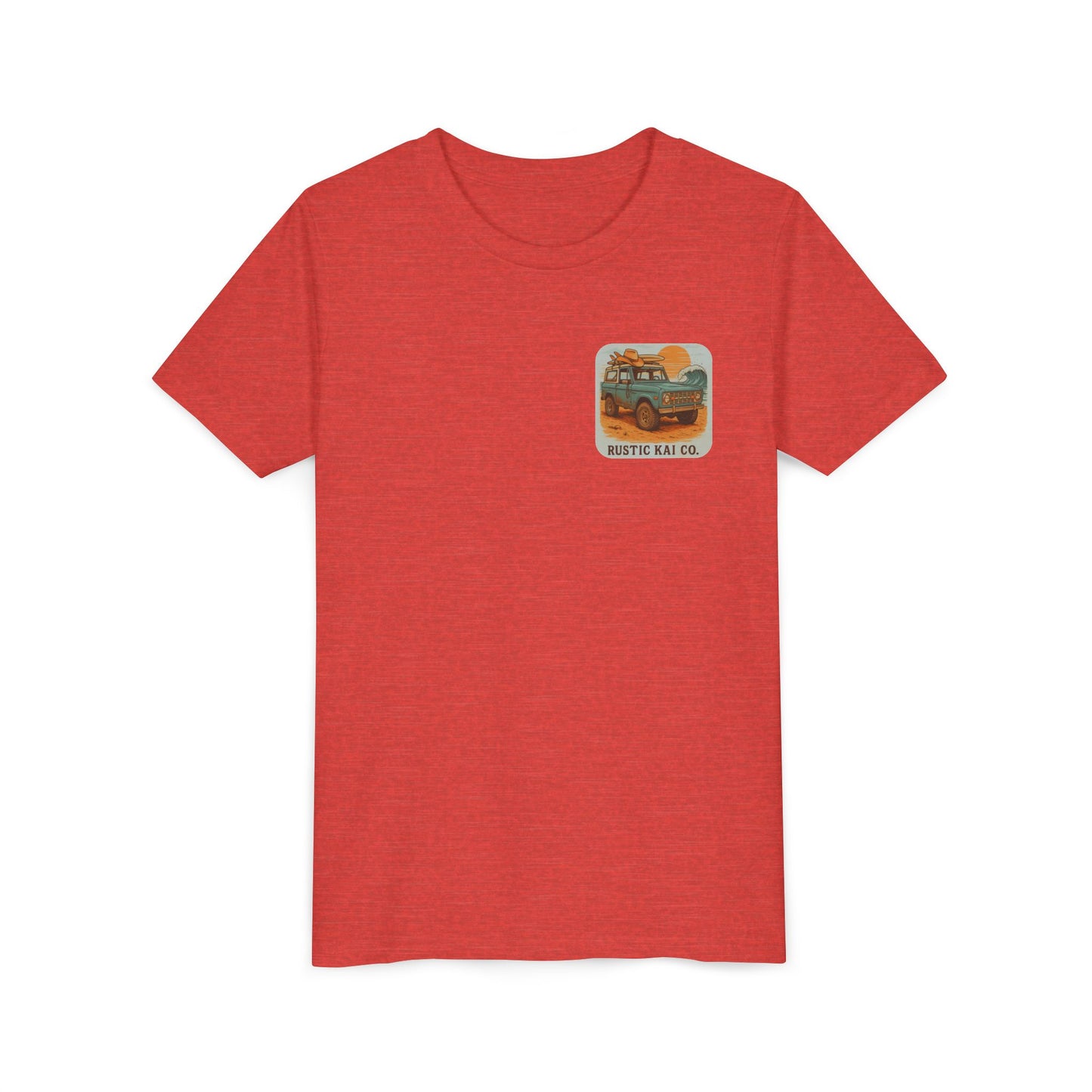 Bronco Babe Youth Tee, Vintage Car Design, Salty Days Cute Shirt, Summer Apparel, Gift for Adventure-Loving Kids