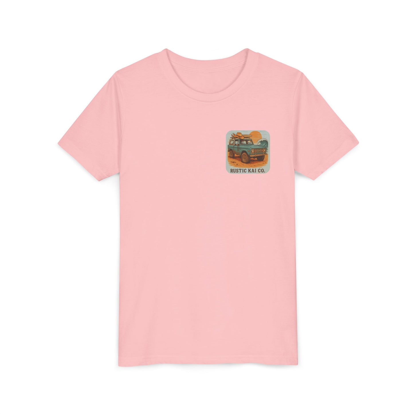 Bronco Babe Youth Tee, Vintage Car Design, Salty Days Cute Shirt, Summer Apparel, Gift for Adventure-Loving Kids