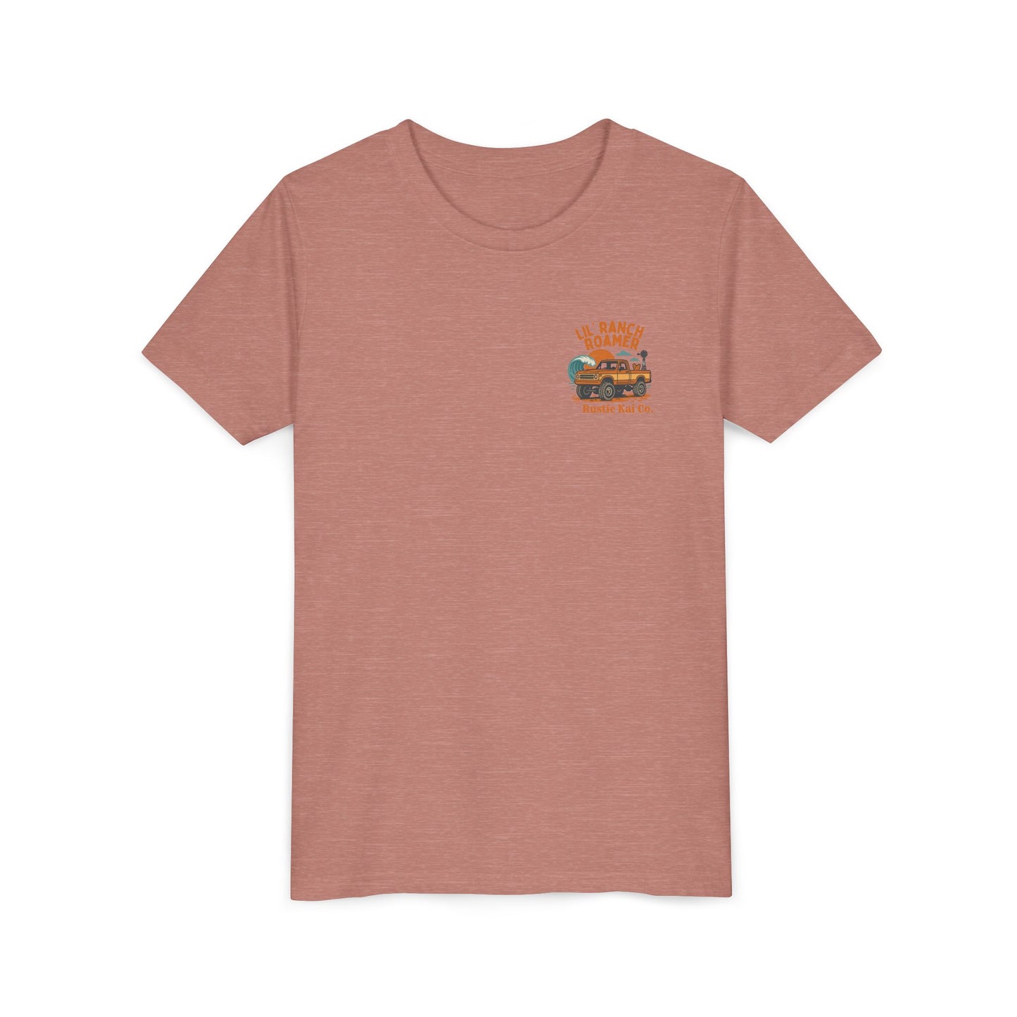 Lil Ranch Roamer Youth Tee Fun Retro Kids T-Shirt, Beachwear, Summer Gift, Outdoor Adventure Clothing, Casual Everyday Wear