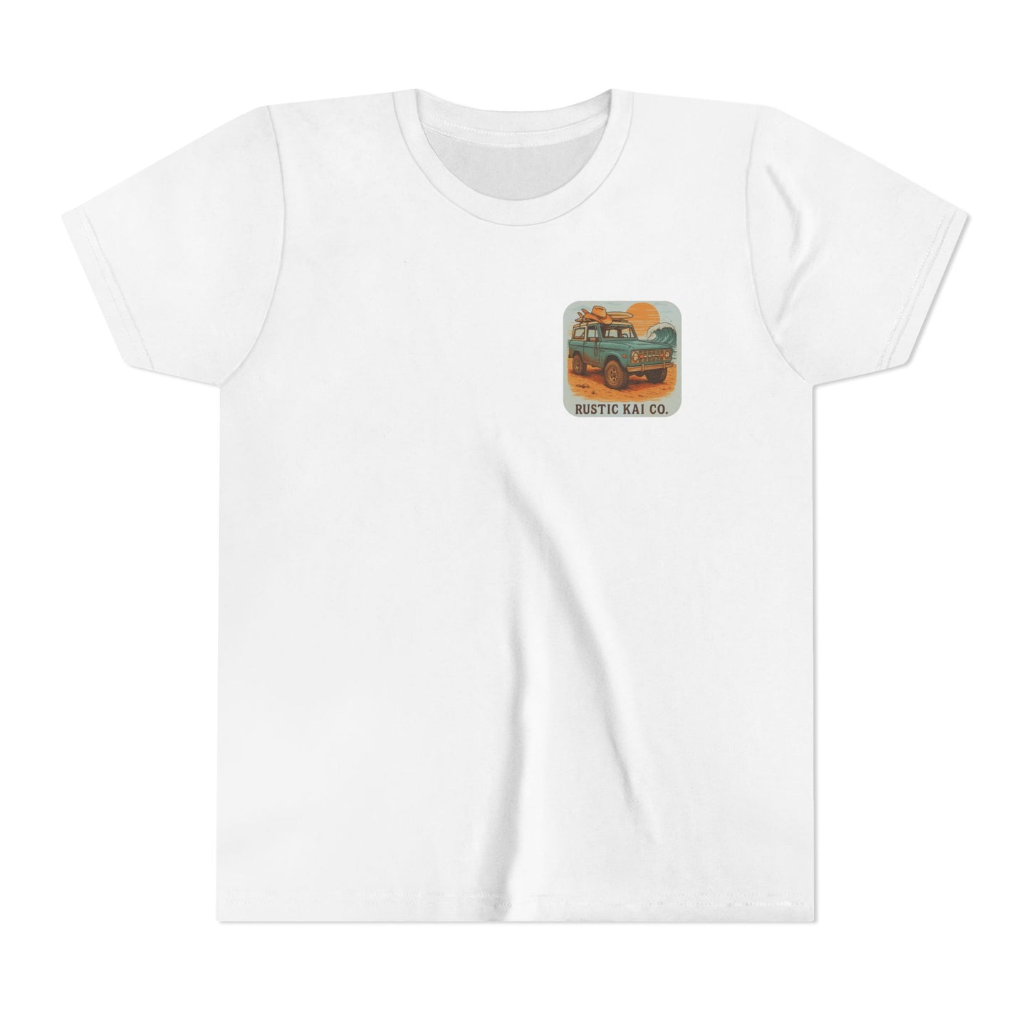 Bronco Babe Youth Tee, Vintage Car Design, Salty Days Cute Shirt, Summer Apparel, Gift for Adventure-Loving Kids