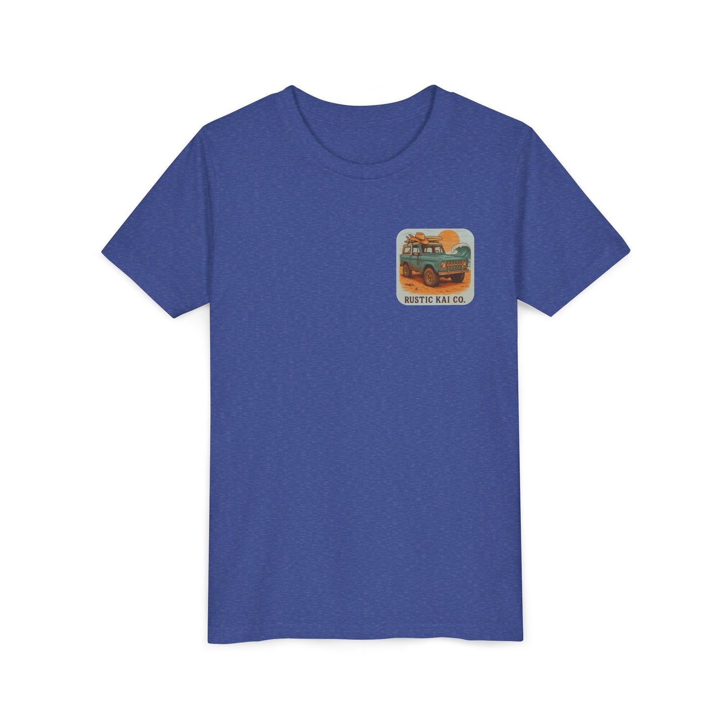 Bronco Babe Youth Tee, Vintage Car Design, Salty Days Cute Shirt, Summer Apparel, Gift for Adventure-Loving Kids